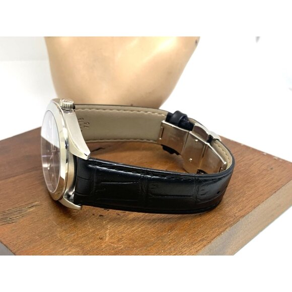 Tissot Men's Watch Swiss Quartz Blue Dial 40mm Black Leather Band T1274101604101 - Picture 10 of 15